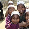 There are 28,000 documented Rohingya refugees in Bangladesh, including these boys at the Kutupalong refugee camp.