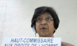 High Commissioner for Human Rights Navi Pillay addresses the 20th Session of the Human Rights Council.