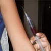 The frequent use of injections can add to the risk of Hepatitis infection. IRIN/Kamila Hyat