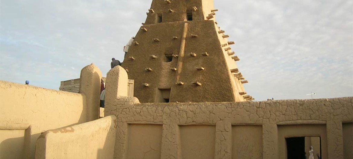 Sankore mosque in Mali’s fabled city of Timbuktu.