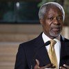 L’Envoyé spécial conjoint pour les Nations Unies et la Ligue des États arabes pour la Syrie, Kofi Annan, s'adresse à la presse.
