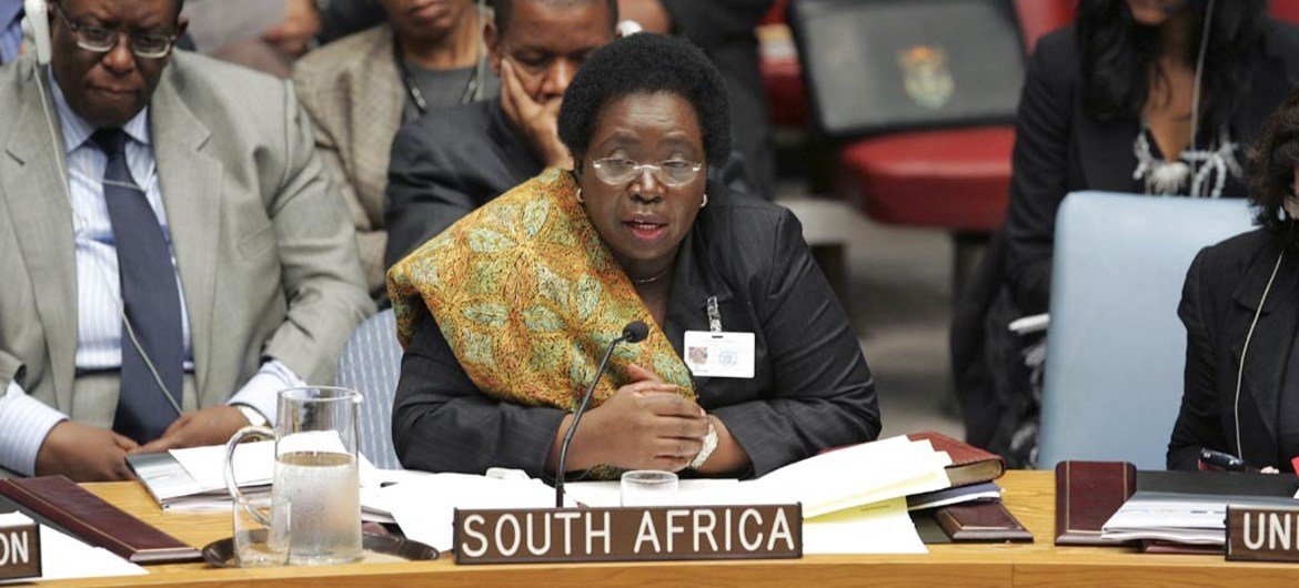 Nkosazana Dlamini-Zuma, de l'Afrique du Sud, nouvelle Présidente de la Commission de l’Union africaine. ONU Photo/Devra Berkowitz.