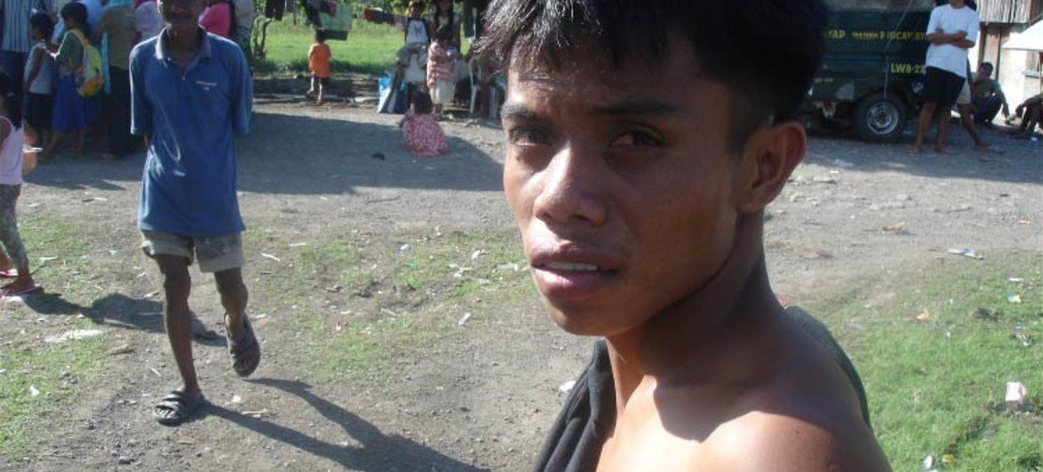A youngster in Mindanao, Philippines.