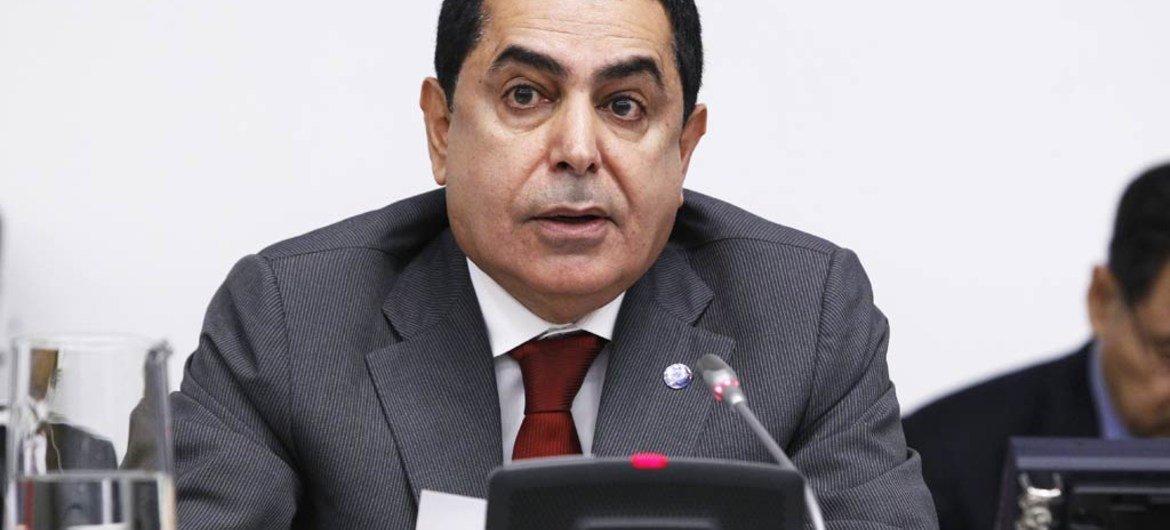 President of the General Assembly Nassir Abdulaziz Al-Nasser.