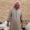 A returnee from Daará in Al Hassake collects garbage to sustain his livelihood.