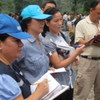 L'équipe des Nations Unies dépêchée dans les zones inondées en République populaire démocratique de Corée (RPDC), dans le cadre d'une mission d'évaluation. PAM/Abdurrahim Siddiqui