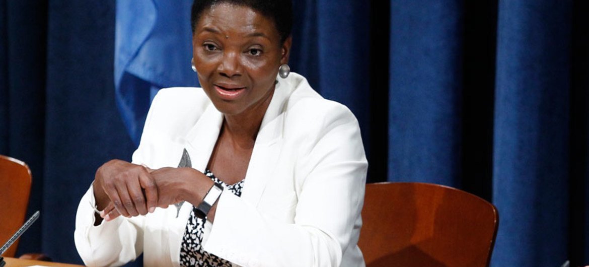 Humanitarian chief Valerie Amos briefs journalists on her recent mission to Syria.
