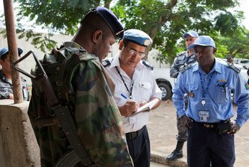 UNOCI on patrol in Abidjan in the wake of recent attacks.