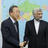 Secretary-General Ban Ki-moon meets with Secretary of the Supreme National Security Council, Saeed Jalili.
