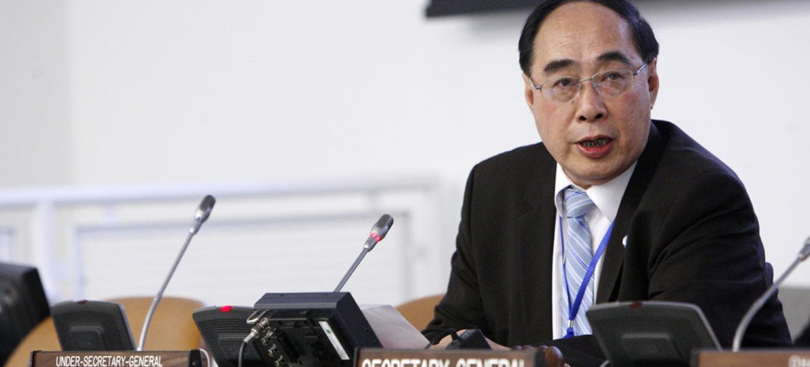Under-Secretary-General for Economic and Social Affairs Wu Hongbo.