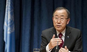 Secretary-General Ban Ki-moon briefs the press on forthcoming session of the General Assembly, among other topics.