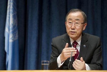 Secretary-General Ban Ki-moon briefs the press on forthcoming session of the General Assembly, among other topics.