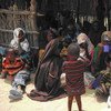Internally displaced Somalis at a feeding centre in Dobley, Lower Juba region.