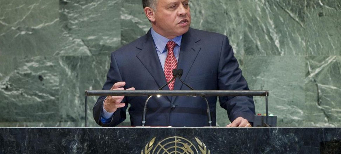 King Abdullah II of Jordan addresses the General Assembly.