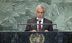 Prime Minister Xanana Gusmão of Timor-Leste addresses the General Assembly.