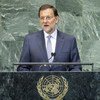 Prime Minister Mariano Rajoy of Spain addresses the General Assembly.