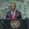 President Michael Chilufya Sata of Zambia addresses General Assembly.