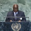 En septembre 2012, à l'Assemblée générale de l'ONU, Mwai Kibaki, alors Président du Kenya. Photo ONU/Jennifer S Altman