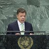 President Juan Manuel Santos of Colombia addresses the General Assembly.