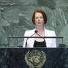 Prime Minister Julia Gillard of Australia addresses the General Assembly.