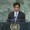 President Emanuel Mori of Micronesia addresses General Assembly.