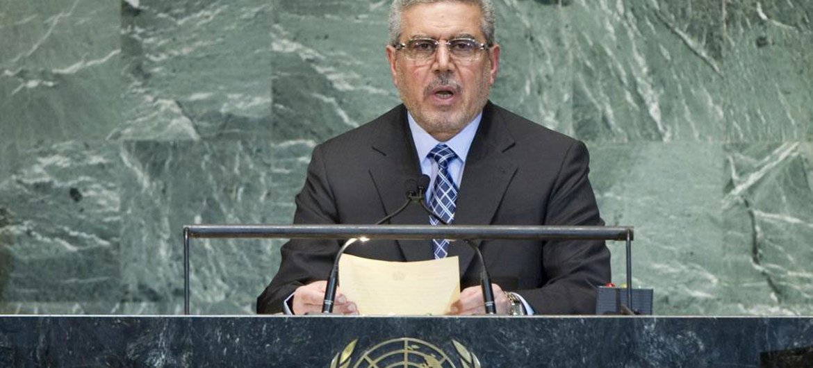 Vice-President Khudier Alkhuzae of Iraq addresses the General Assembly.