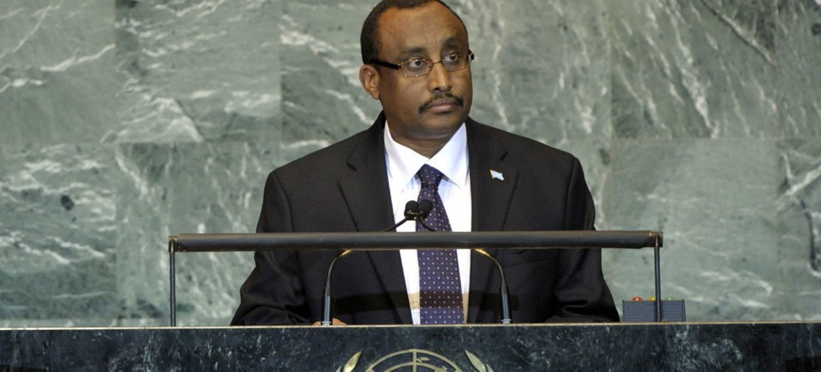 Prime Minister Abdiweli Mohamed Ali of Somalia.