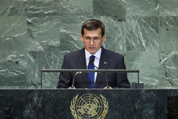 Deputy Prime Minister of Turkmenistan Rashid Meredov addresses the General Assembly.