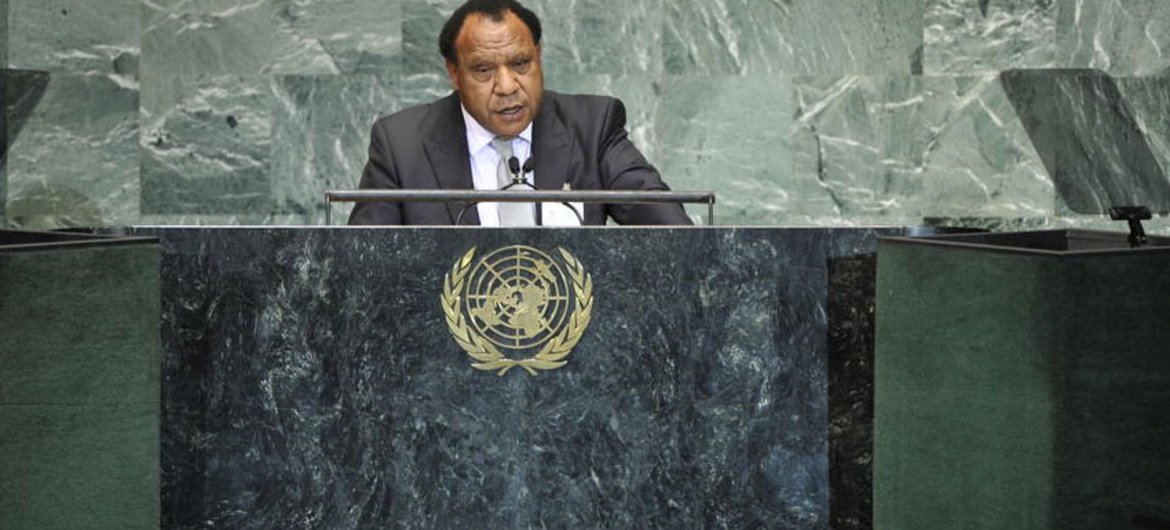 Rimbink Pato, Foreign Minister of Papua New Guinea.