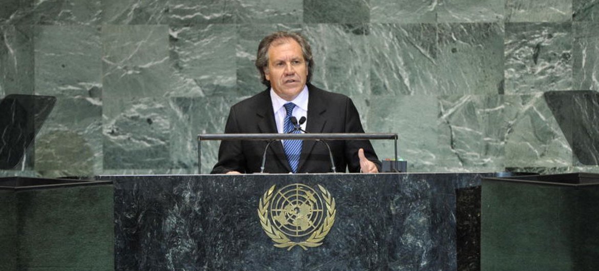 El ministro de Exteriores de Uruguay, Luis Almagro, Foto archivo: ONU/ Devra Berkowitz