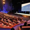 Delegates attend the 25th Universal Postal Congress in Doha, Qatar.