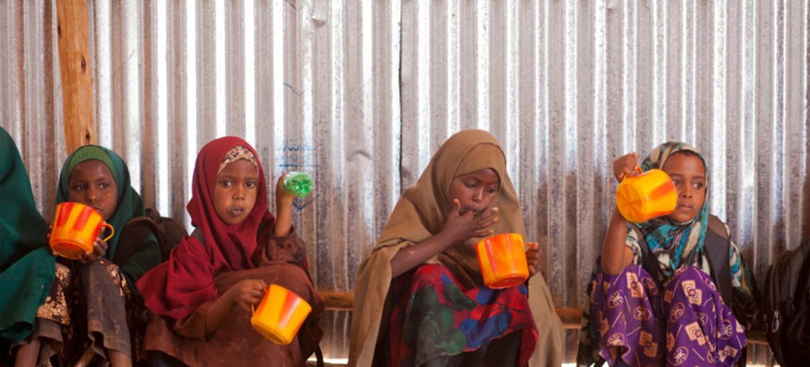 Des réfugiés somaliens au camp de Buramino, en Ethiopie.
