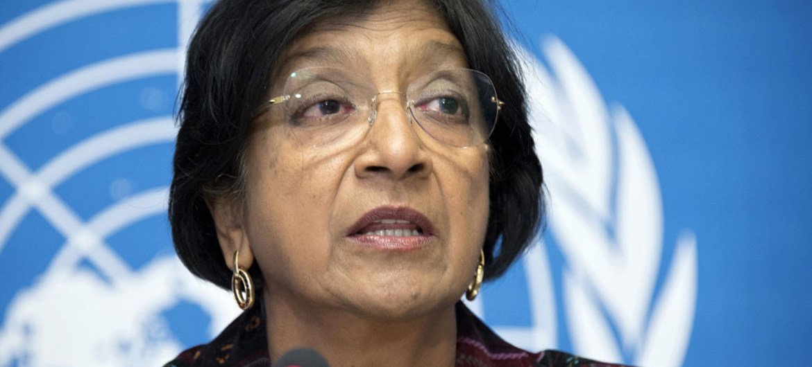 La Haut Commissaire des Nations Unies aux droits de l’homme, Navi Pillay. ONU Photo/Jean-Marc Ferré