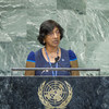 La Haut Commissaire des Nations Unies aux droits de l’homme, Navi Pillay. ONU Photo/Rick Bajornas