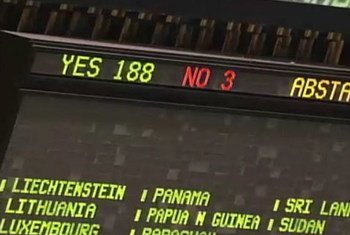 L'Assemblée générale adopte une nouvelle résolution appelant à la levée du blocus économique, commercial et financier imposé à Cuba par les États-Unis.