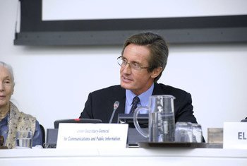 Le Secrétaire général adjoint des Nations Unies à la communication et à l’information, Peter Launsky-Tieffenthal.  Photo ONU/Evan Schneider