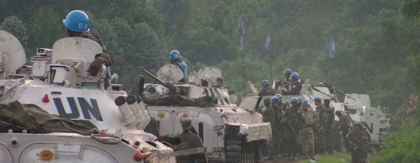 Penjaga perdamaian PBB di DR Kongo timur.  (mengajukan)