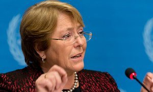 UN High Commissioner for Human Rights Michelle Bachelet (file photo)