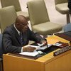 Special Representative and head of the UN Regional Office for Central Africa (UNOCA), Abou Moussa, briefs the Security Council.