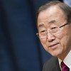 Le Secrétaire général de l'ONU, Ban Ki-moon, lors de sa conférence de presse de fin d'année.