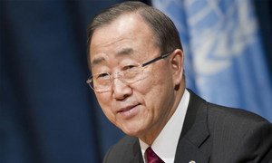 Secretary-General Ban Ki-moon holds end of year press conference.