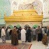 The Holy Shrine of Imam Hussein in Karbala.