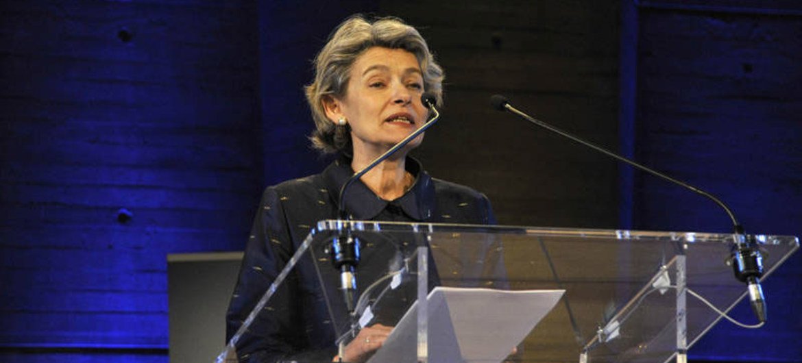 La Directrice générale de l’Organisation des Nations Unies pour l'éducation, la science et la culture (UNESCO), Irina Bokova.
