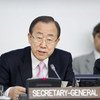 Le Secrétaire général de l’ONU, Ban Ki-moon. Photo ONU/Rick Bajornas