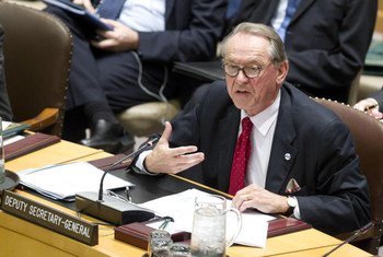 Le Vice-Secrétaire général de l’ONU, Jan Eliasson, au Conseil de sécurité.