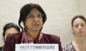 La Haut Commissaire des Nations Unies aux droits de l’homme, Navi Pillay.