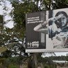 A billboard campaign in Sri Lanka highlighting the plight of girl child soldiers.