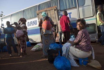 With the resumption of country bus services, some people have been returning home from cities like Bamako.