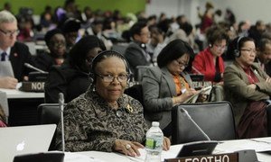 Participants at the 57th session of the Commission on the Status of Women.
