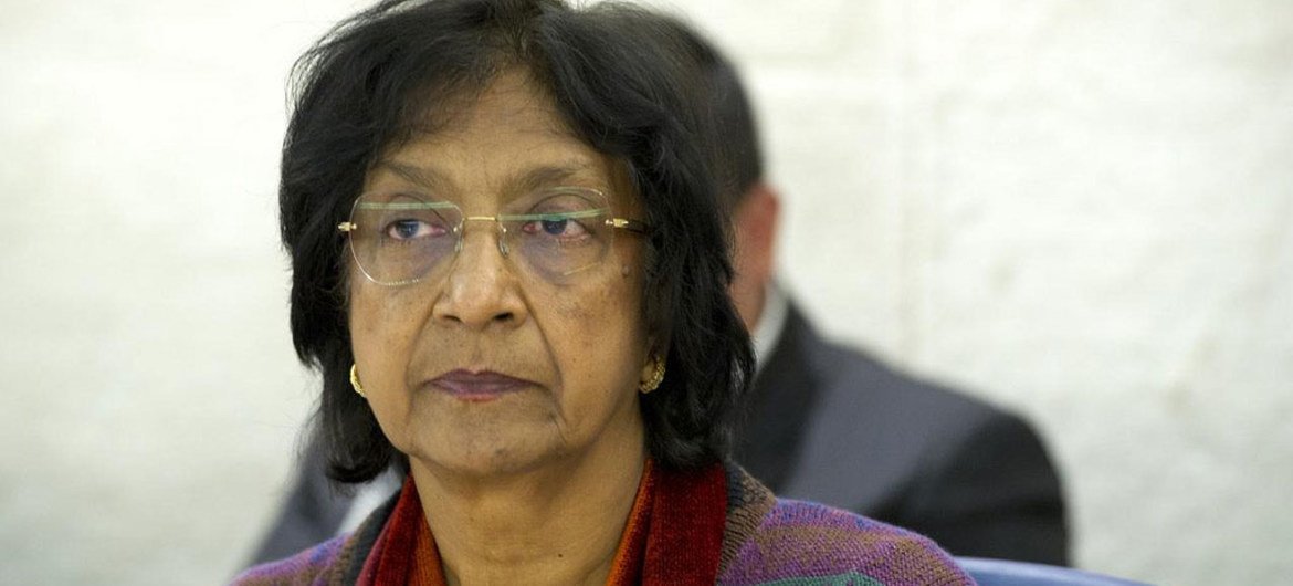 La Haut Commissaire aux droits de l'homme, Navi Pillay.